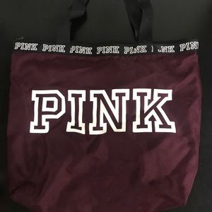 Pink Tote Bag